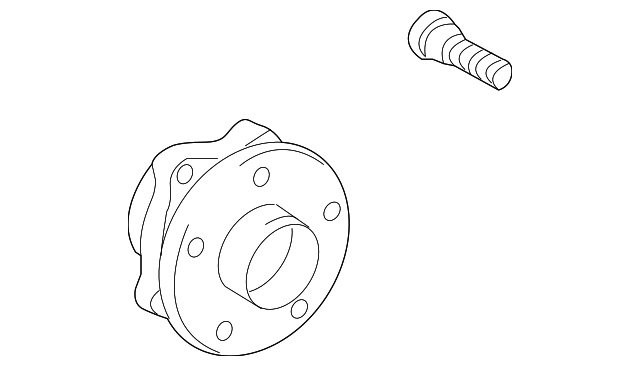 HUB & BEARING ASSY, 435500R010