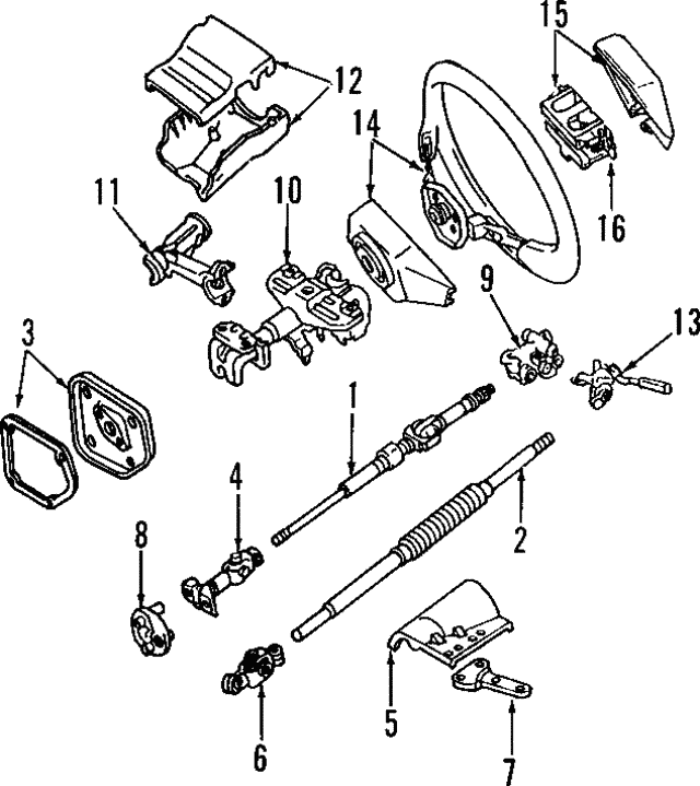 SHAFT SUB-ASSY, STRG 4520360050