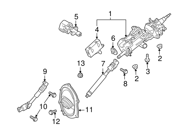 SHAFT SUB-ASSY, STRG 4520360140