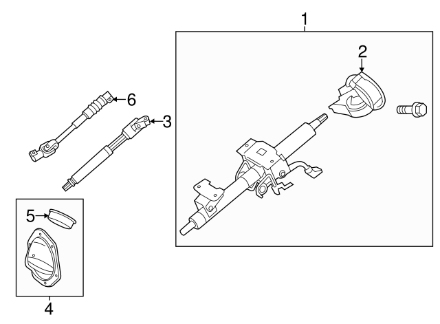 SHAFT SUB-ASSY, STRG 4520360180