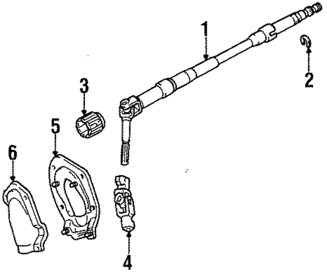 SHAFT ASSY, STEERING 4521010161