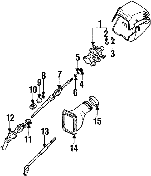 SHAFT ASSY, STEERING 4521014190