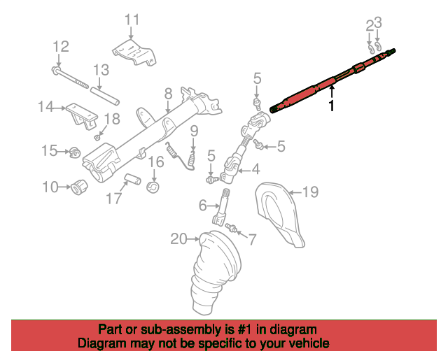 SHAFT ASSY, STEERING 4521020340