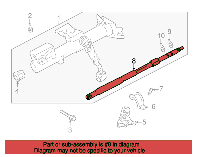 SHAFT ASSY, STEERING 4521027110