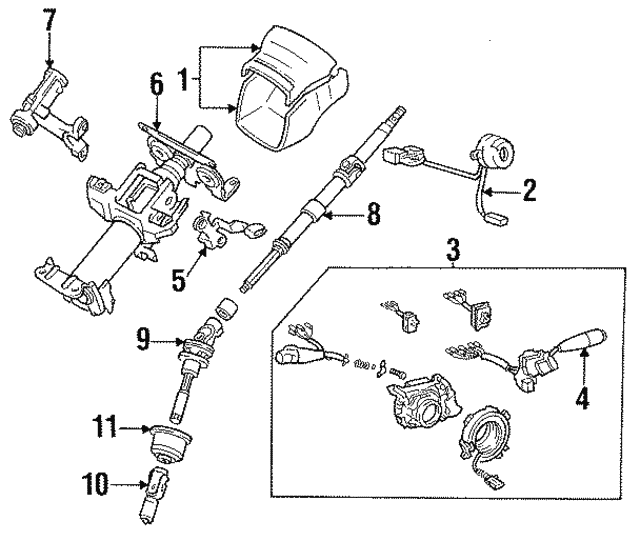 SHAFT ASSY, STEERING 4521033010