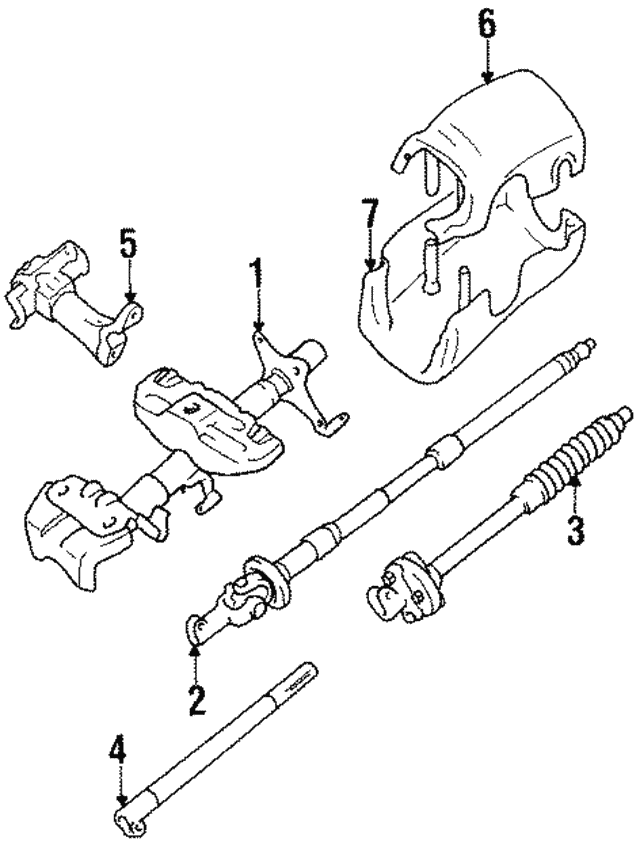 SHAFT ASSY, STEERING 4521035160