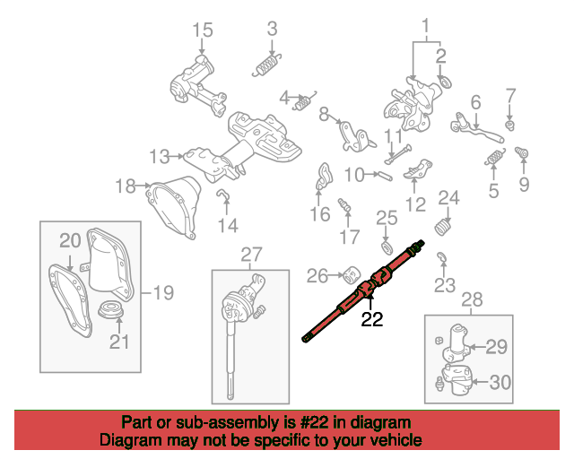 SHAFT ASSY STRG MAIN 4521035210