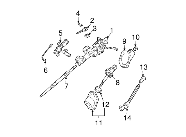 SHAFT ASSY, STEERING 4521035240