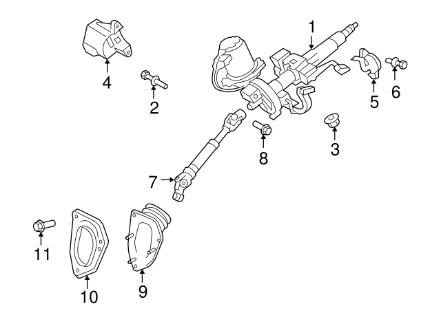 SHAFT ASSY, STEERING 4522048170