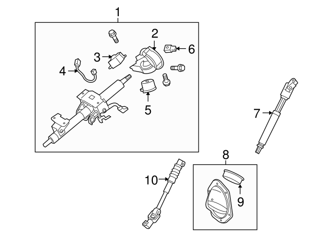 SHAFT ASSY, STEERING 4522060280