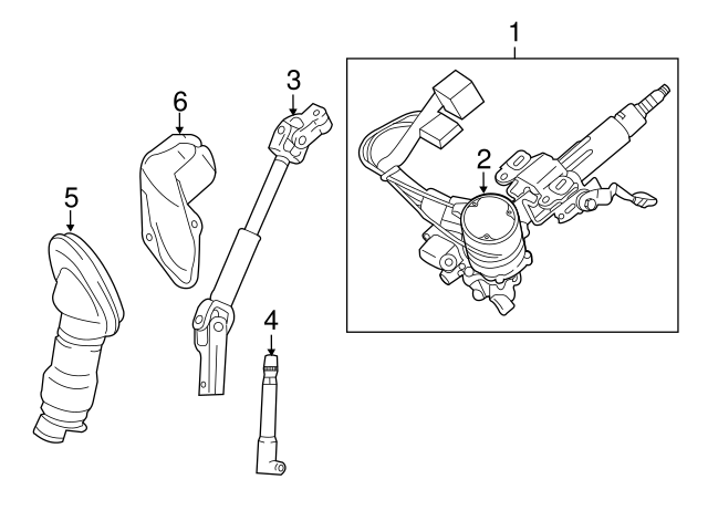 SHAFT ASSY, STEERING 4526042090