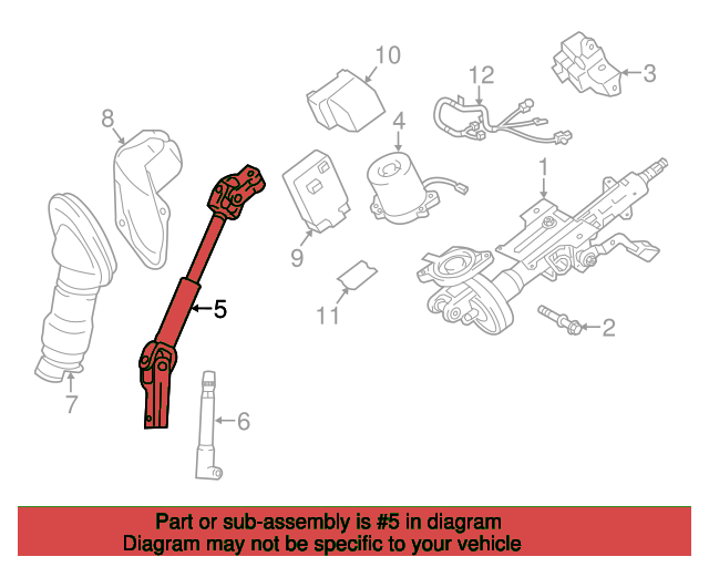 SHAFT ASSY, STEERING 4526042110