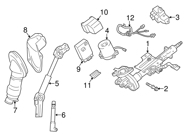 SHAFT ASSY, STEERING 4526042110