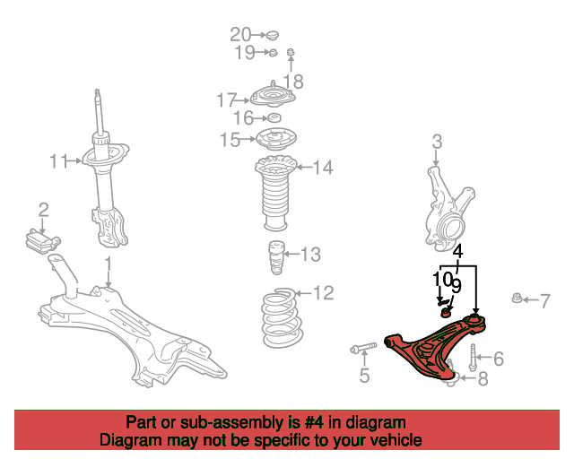 ARM SUB-ASSY, 4806859055