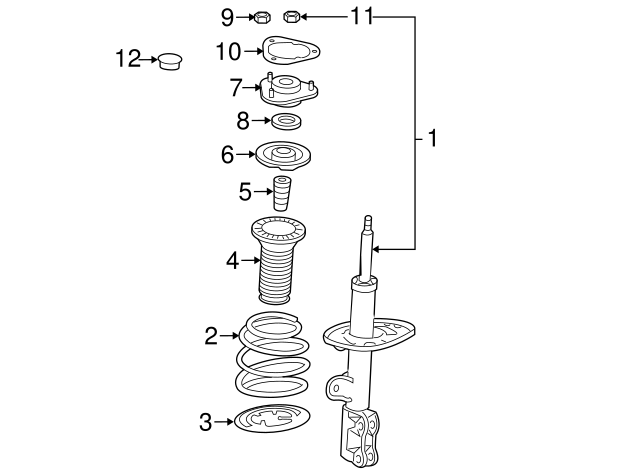 ABSORBER SET, SHOCK, 4852080340