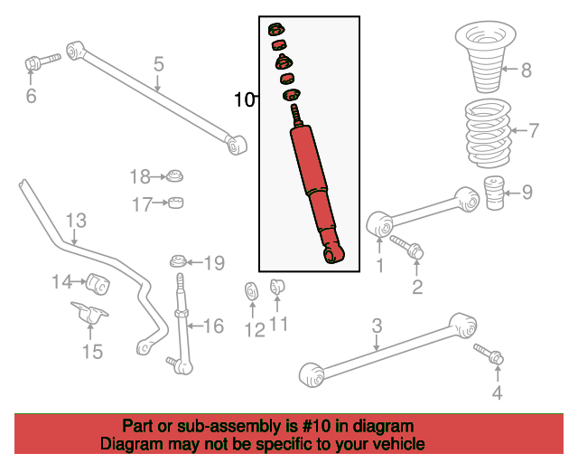 ABSORBER, SHOCK, RR 4853180198