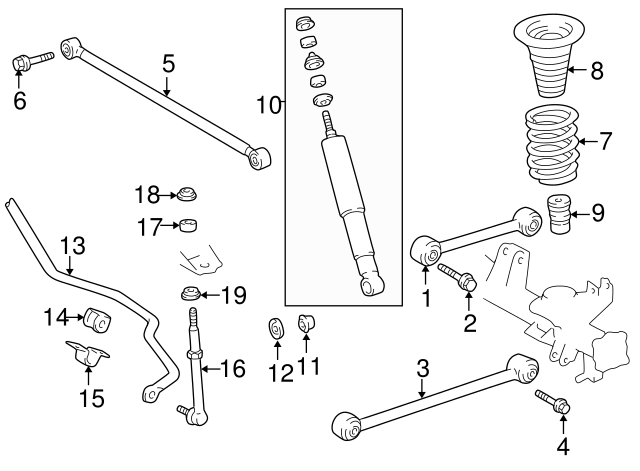 ABSORBER, SHOCK, RR 4853180198