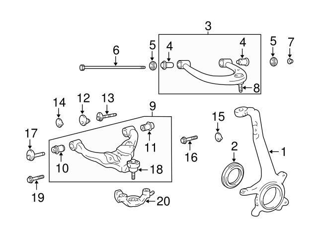 BUSH, UPR ARM 4863260040