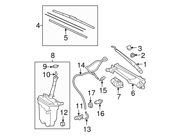 RUBBER, WIPER BLADE 8521402220