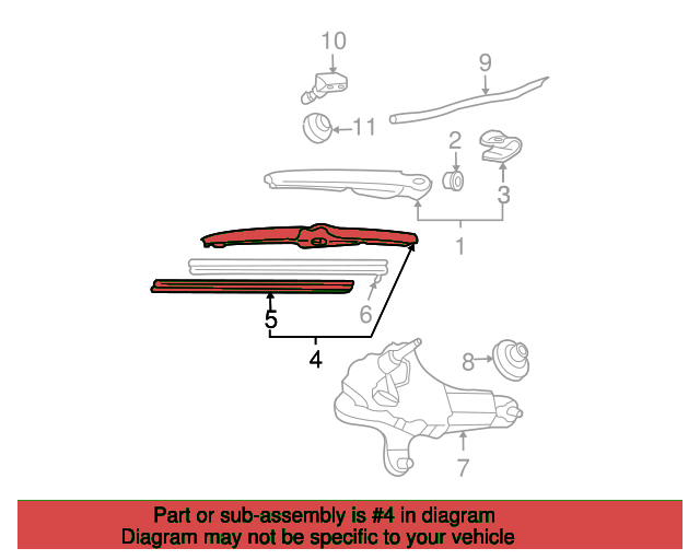 WISCHERBLATT 852420R010