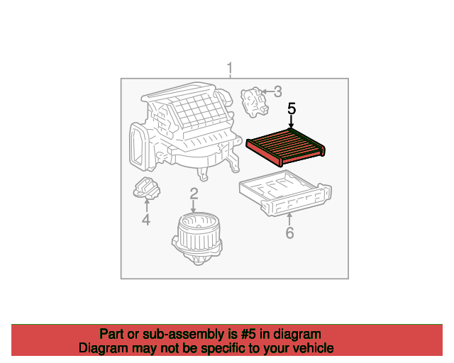 ELEMENT, AIR REFINER 8713906030