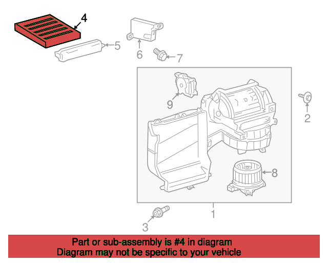 ELEMENT, AIR REFINER 8713952040