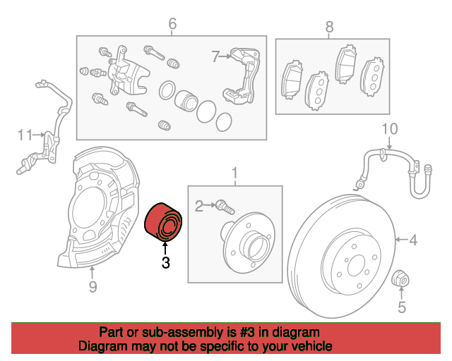 BEARING, RADIAL BALL 9036340079