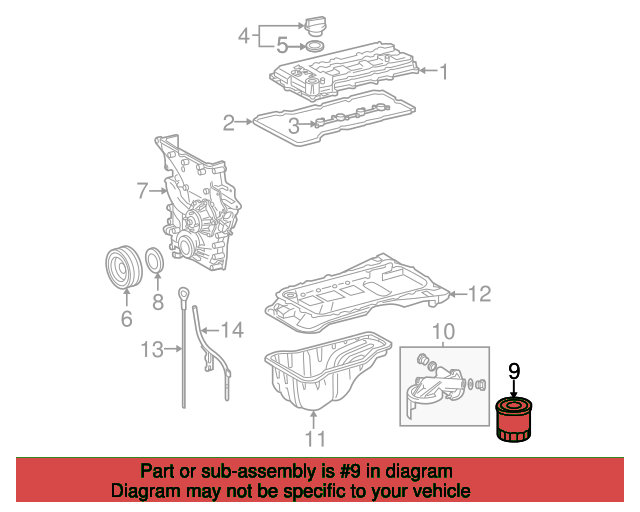 OIL FILTER 90915YZZD1