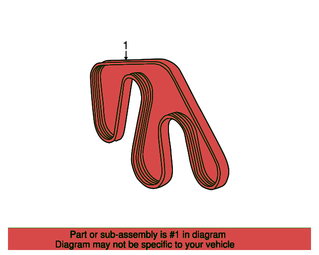 BELT, V-RIBBED 90916A2004