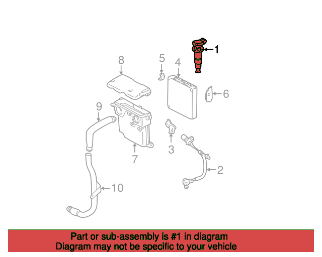 COIL, IGNITION 9091902238