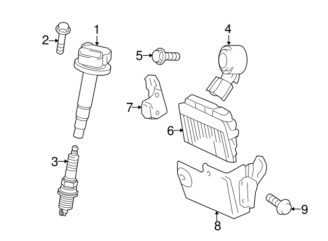 COIL, IGNITION 9091902265