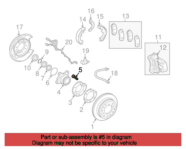 BOLT, HUB 9094202079