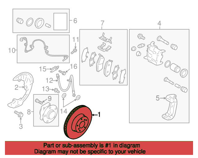 BRAKE DISC F SU00300586