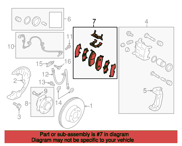 BREMSBELAG EINBAUSAT SU00304089