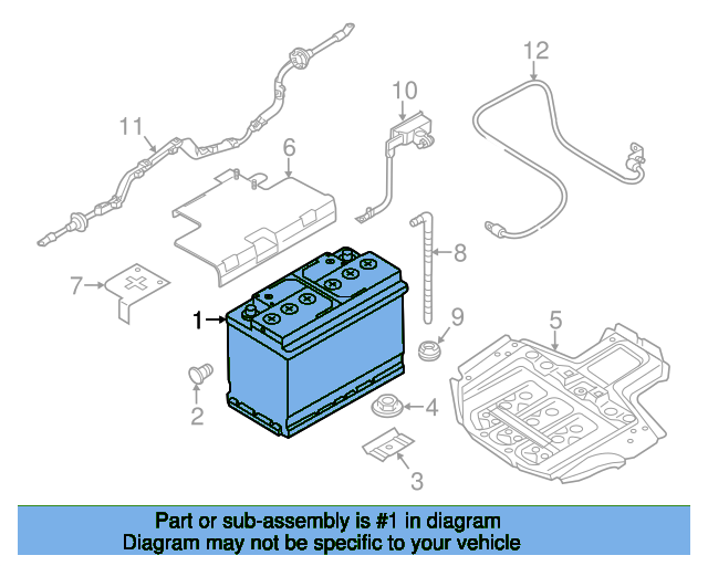 Starter Battery 000915105CC