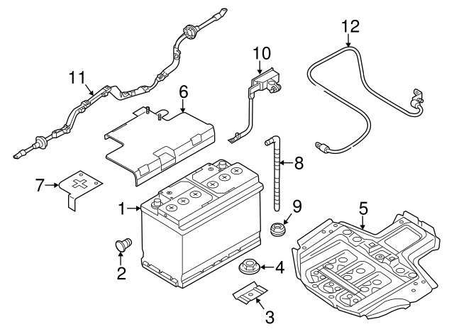 Starter Battery 000915105CC