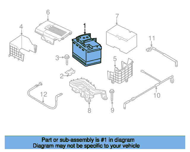 Vehicle Battery 000915105DB