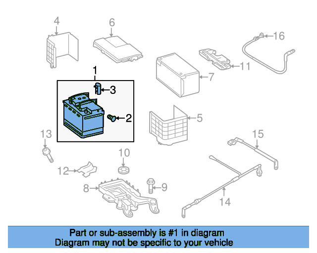 Batterie 000915105DE