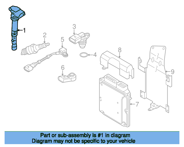 Ignition Coil 022905715E