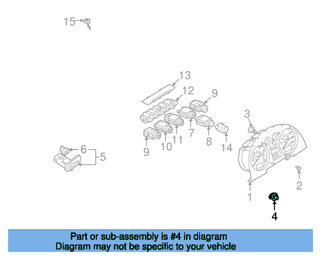 Vehicle Speed Sensor 02E927321B