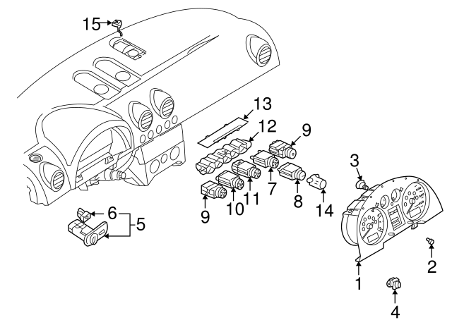 Vehicle Speed Sensor 02E927321B