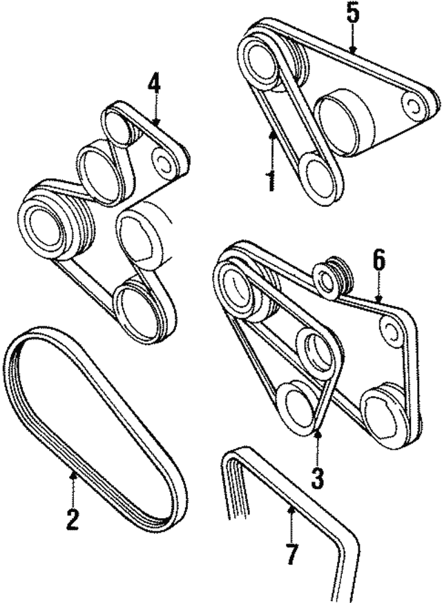 Alternator Belt 037903137G