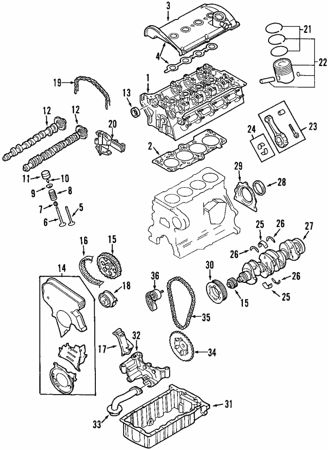 Shaft Seal, camshaft 038103085C