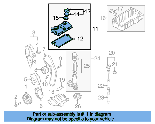 Cylinder Head Cover 038103469AE