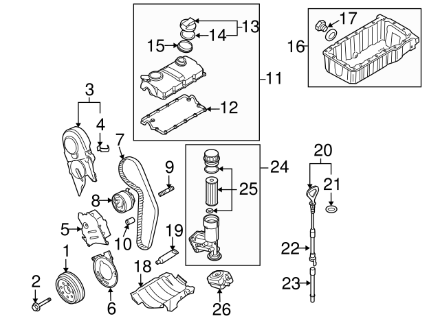 Cylinder Head Cover 038103469AE