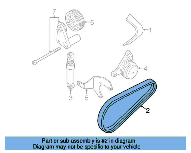 Serpentine Belt 038903137T