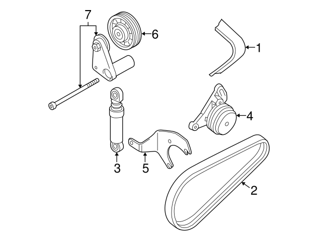 Serpentine Belt 038903137T