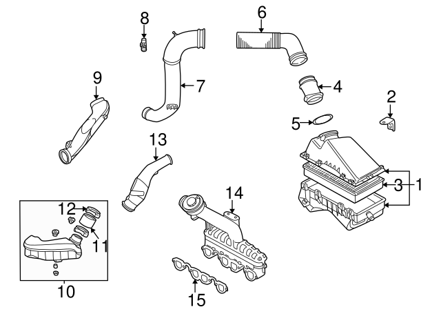 Air Mass Sensor 038906461B