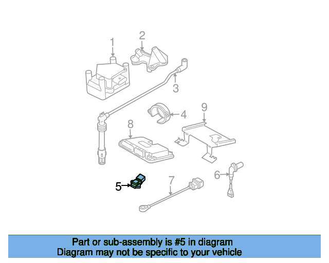 Air Pressure Sensor, height adaptation 03G906051D