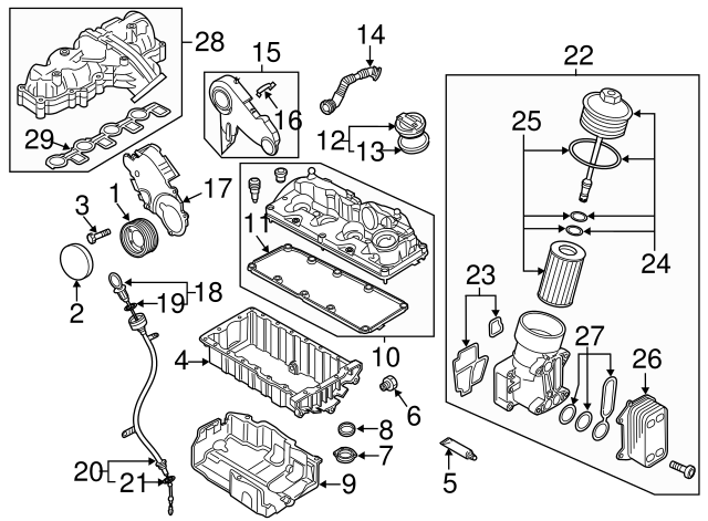 Valve Cover Gasket 03L103483C